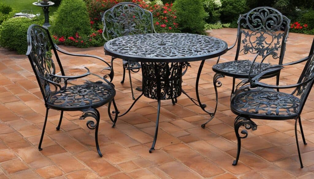 step-by-step guide to cleaning wrought iron outdoor furniture