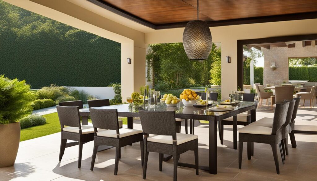 counter height outdoor dining sets