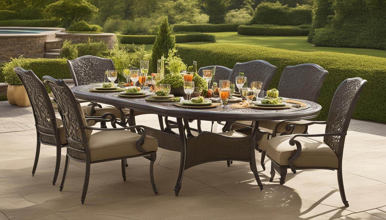 Elegant Fortunoff Outdoor Dining Sets for Patios