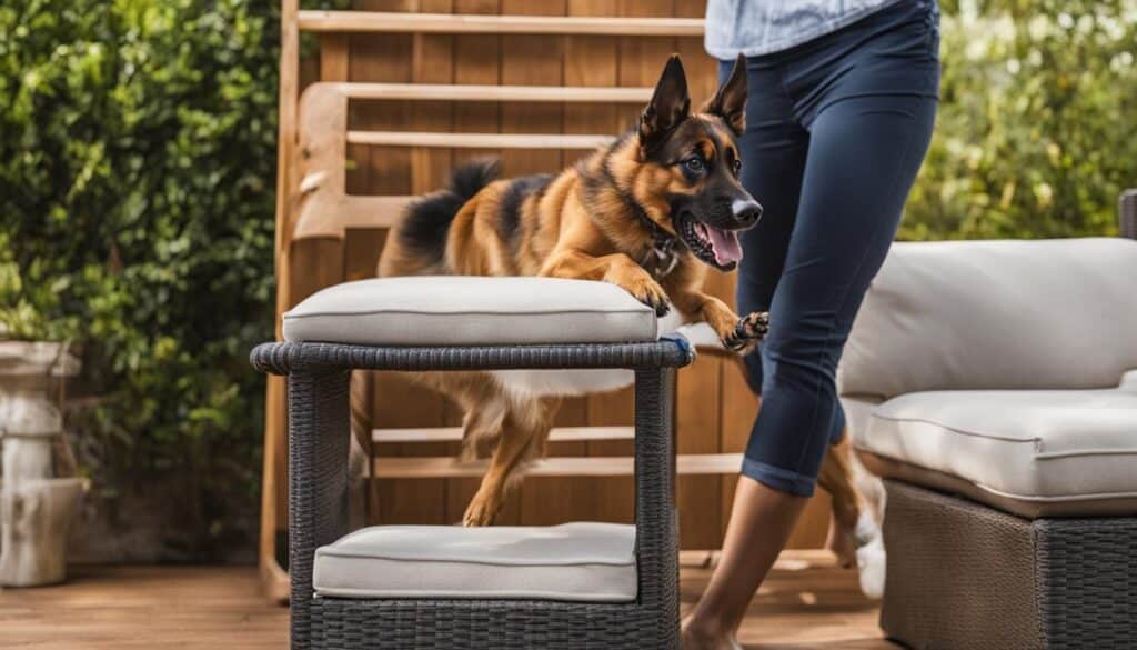 how to keep dogs off outdoor furniture
