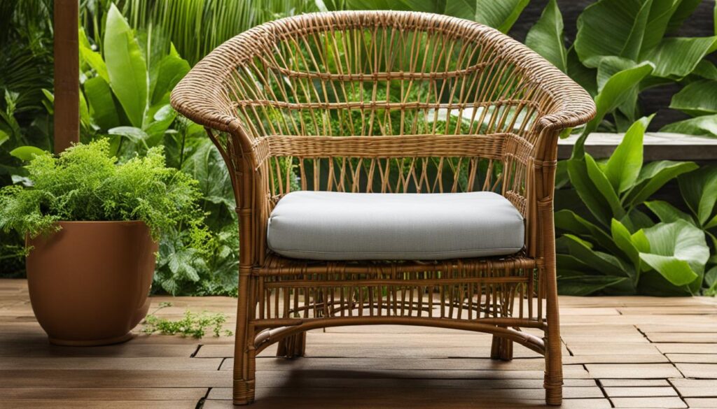 how to protect outdoor wicker furniture