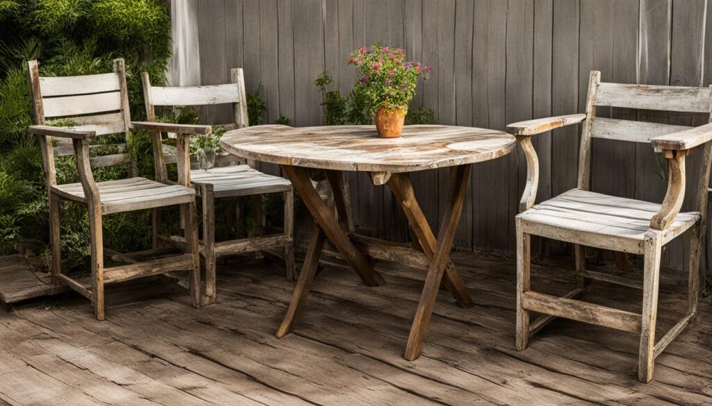 how to protect outdoor wood furniture from sun damage