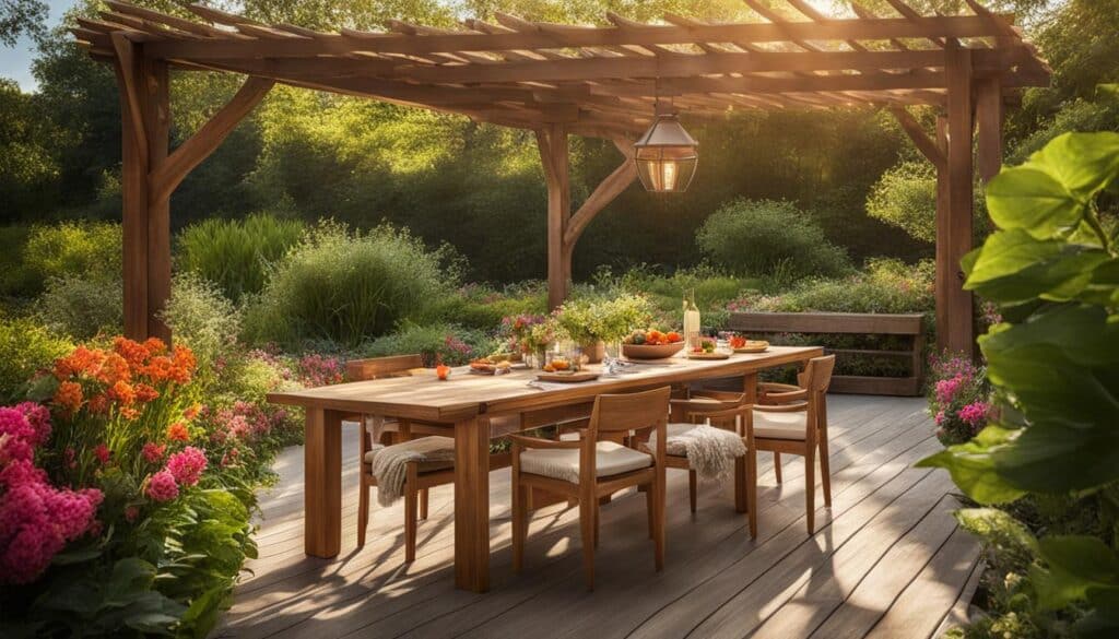 how to protect wood outdoor furniture