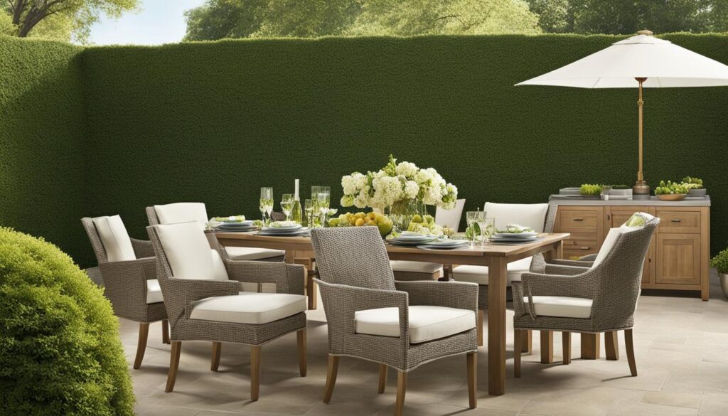 martha stewart outdoor dining sets