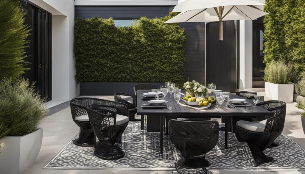 modern outdoor dining sets for 8