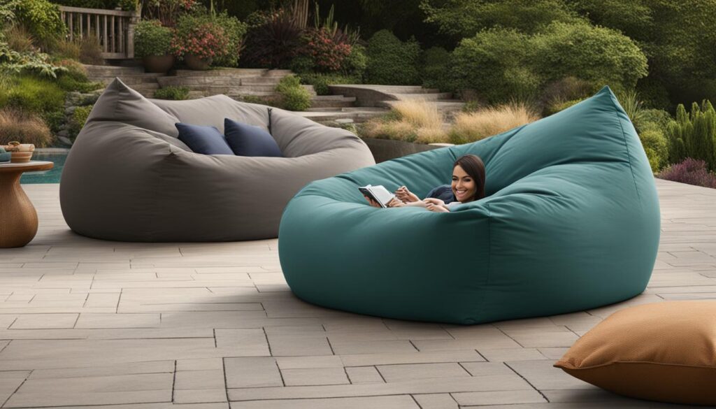 outdoor bean bag sofa