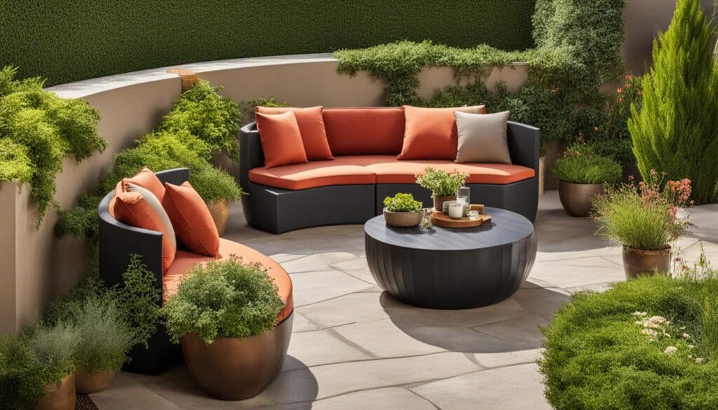 outdoor seating for small spaces