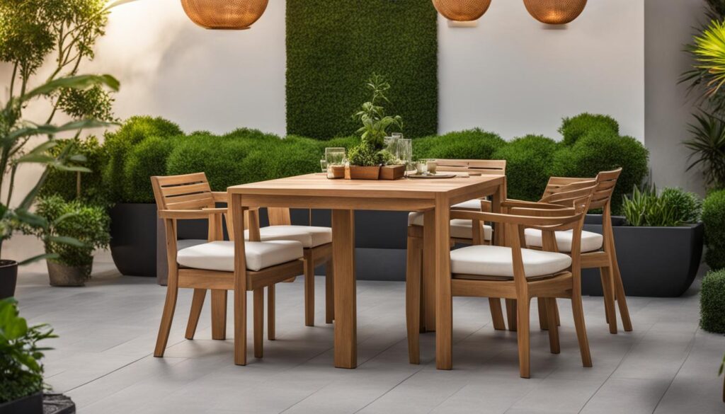 outdoor square dining sets