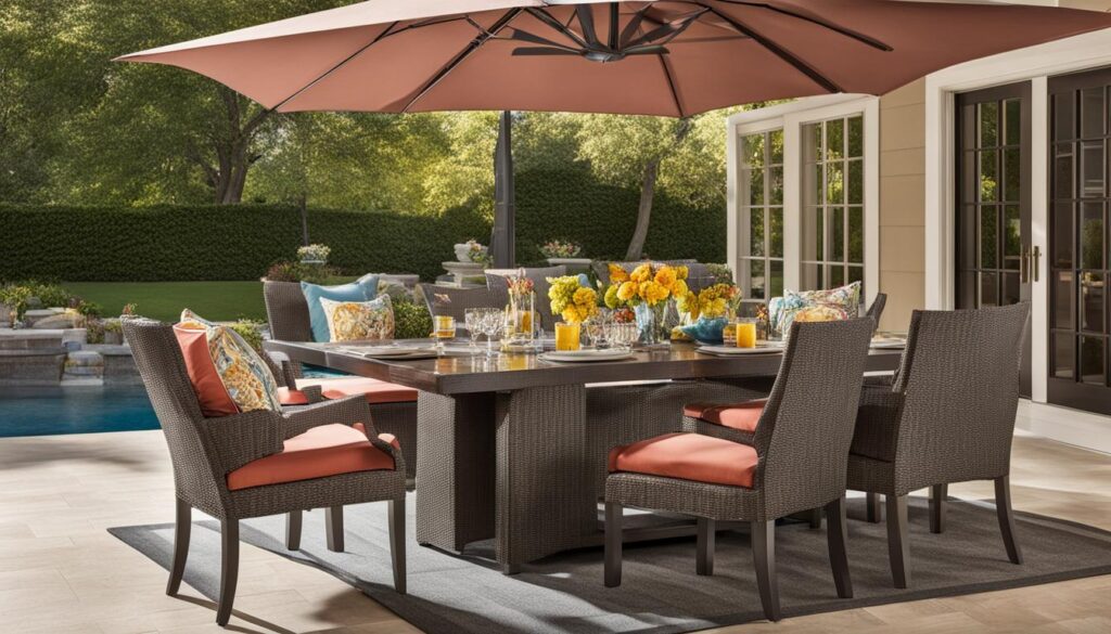 poly resin outdoor dining sets