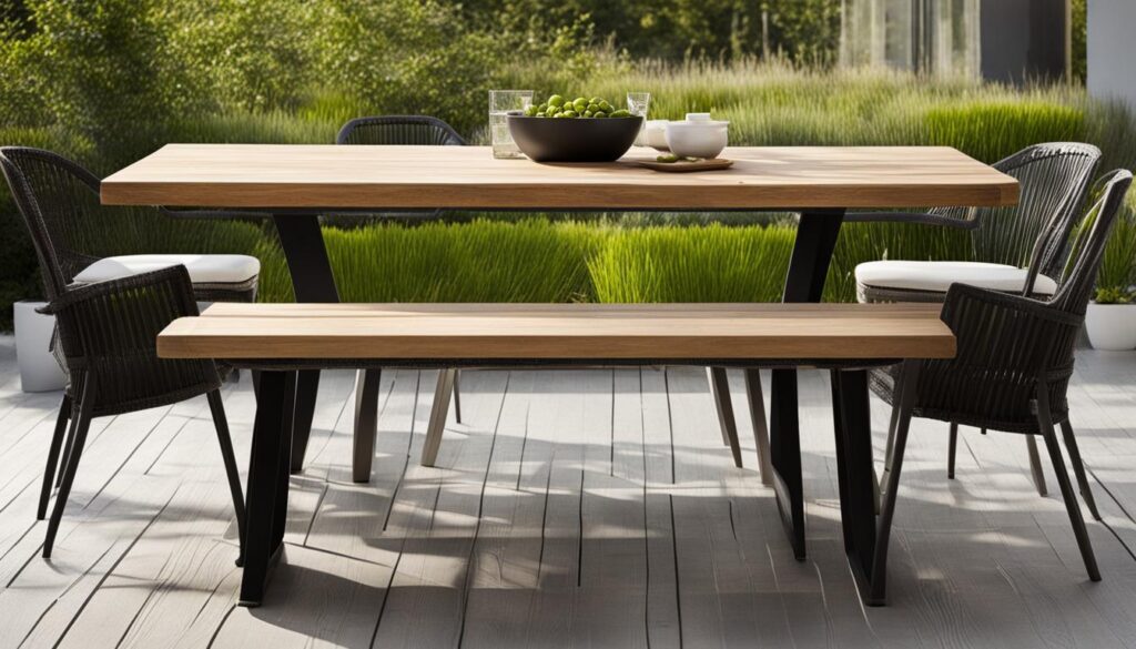 recycled outdoor dining sets
