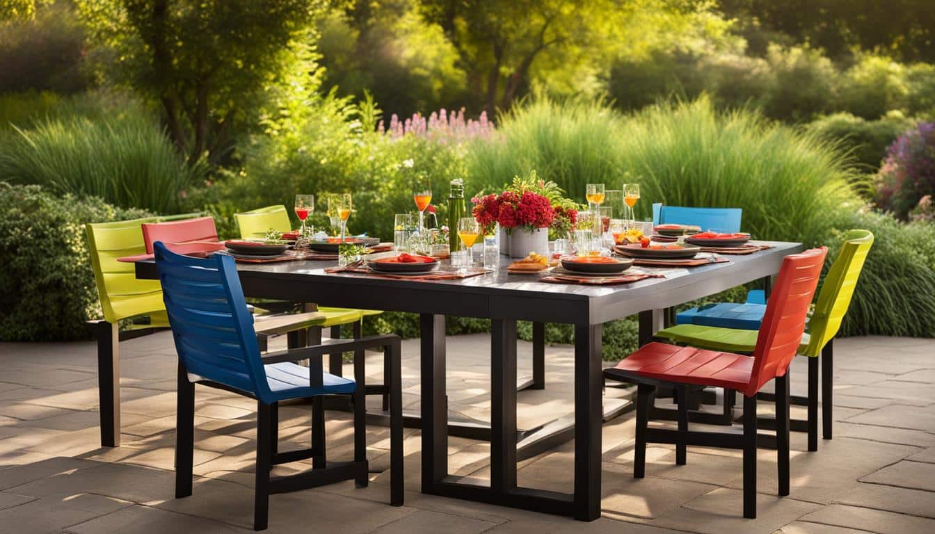 EcoFriendly Dining Recycled Plastic Sets