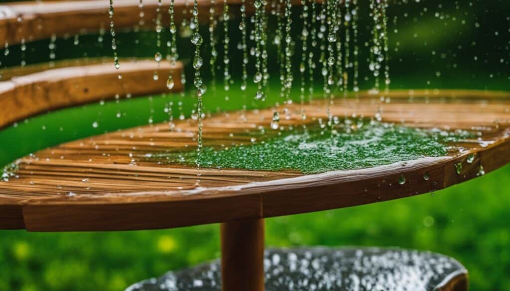 tips for protecting wood furniture from the elements