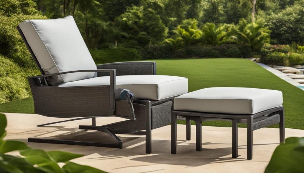 Ulax Furniture outdoor recliner