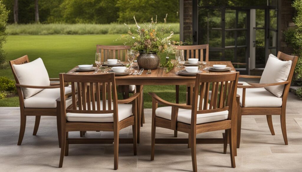 amish outdoor dining sets