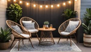 boho bistro set
