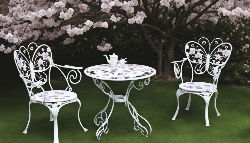 butterfly bistro set