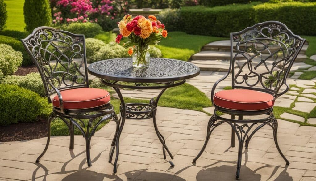 elegant outdoor table