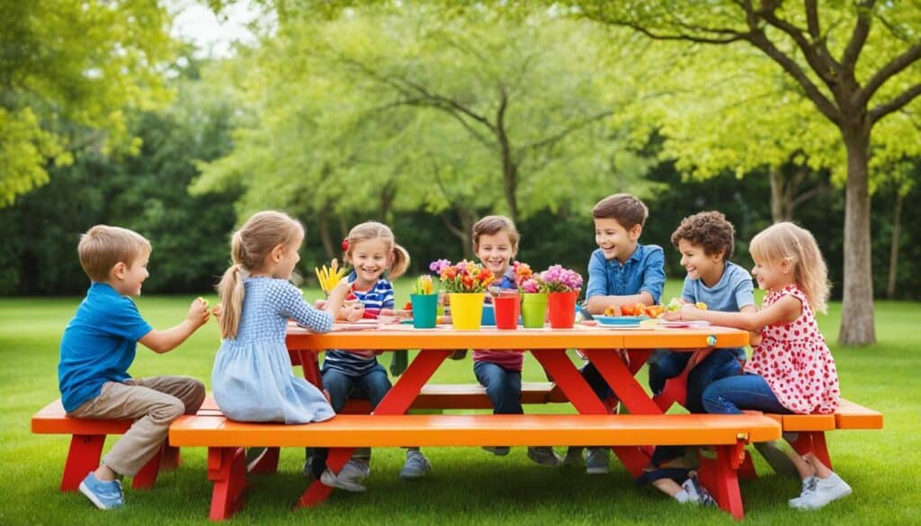 kids picnic table