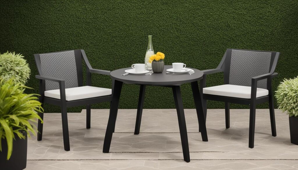 outdoor dining set