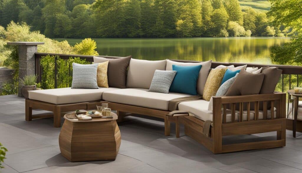 outdoor futon sofa