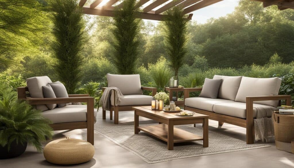 polywood outdoor sofa