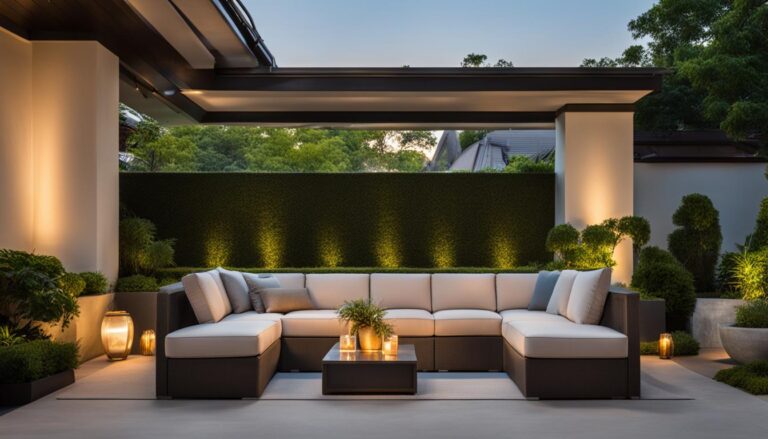 reclining outdoor sofa