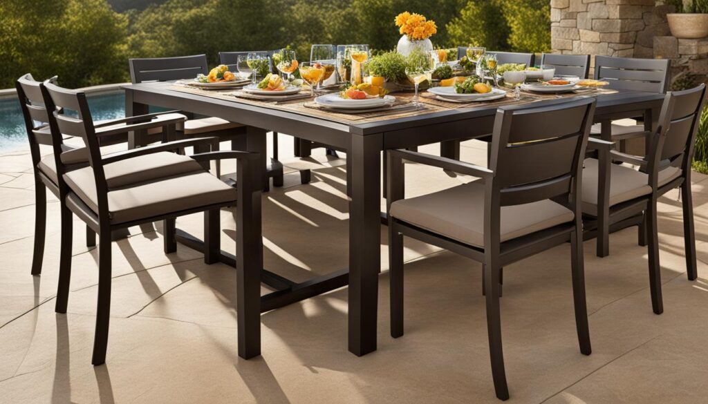 trex outdoor dining sets