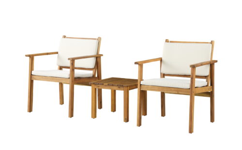 Acacia Wood Bistro Set OD899 2 Outdoor Furniture Supplier