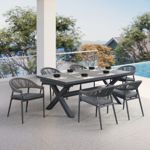 DINING TABLE SET OD952 A 2 Outdoor Furniture Supplier