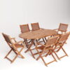 Acacia Dining Table Set