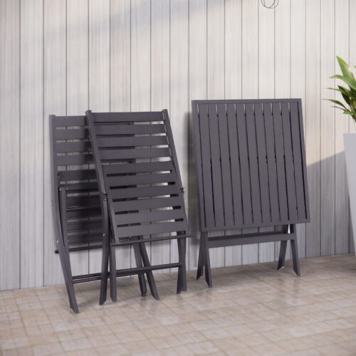 Folding table set OD890 4 Outdoor Furniture Supplier