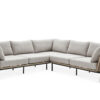 Outdoor L-Shape Sectional Sofa Set