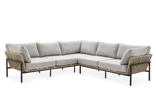 Outdoor L-Shape Sectional Sofa Set