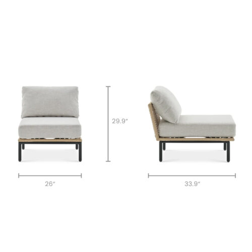 Outdoor L Shape Sectional Sofa Set OD980 2 Outdoor Furniture Supplier