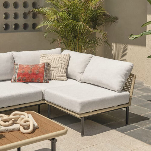 Outdoor L Shape Sectional Sofa Set OD980 3 Outdoor Furniture Supplier