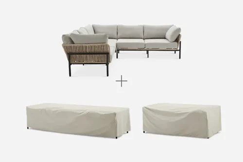 Outdoor L Shape Sectional Sofa Set OD980 6 Outdoor Furniture Supplier