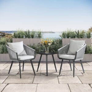 rope weave bistro set