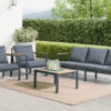 Garden Furniture Corner Sofa Set