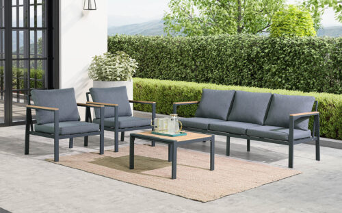 Garden Furniture Corner Sofa Set