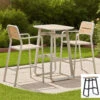 black bar table set
