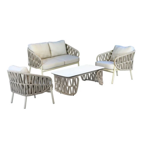 outdoor wicker sofa set