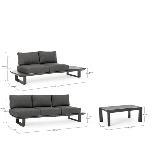 Contemporary Outdoor Furniture Sofa