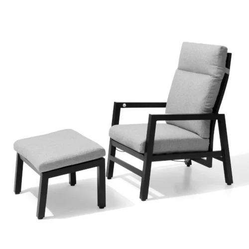 Recliner chair with footstool 1 Outdoor Furniture Supplier-China Factoery-Manufacturer