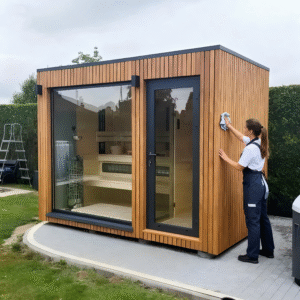 Contemporary Home Sauna Room