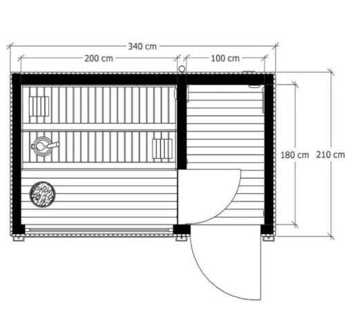 Sauna room for outdoor 2 Outdoor Furniture Supplier-China Factoery-Manufacturer