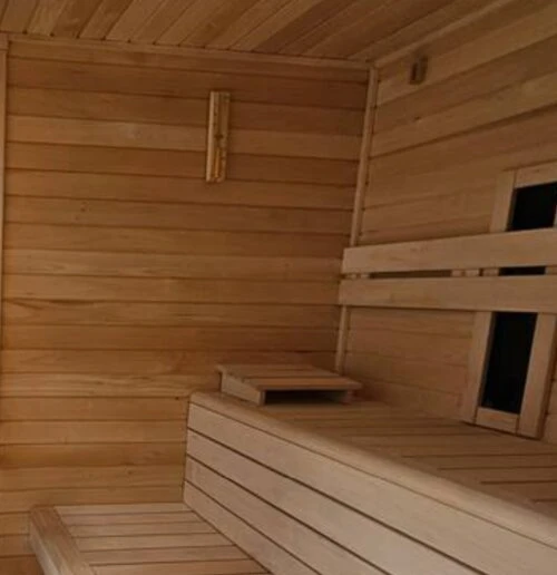 home sauna room for outdoor